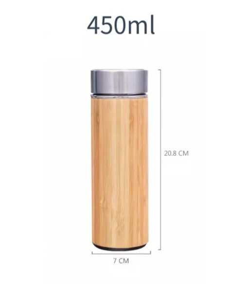 NRD544 BAMBU ÇELİK TERMOS 450 ML - Görsel 5