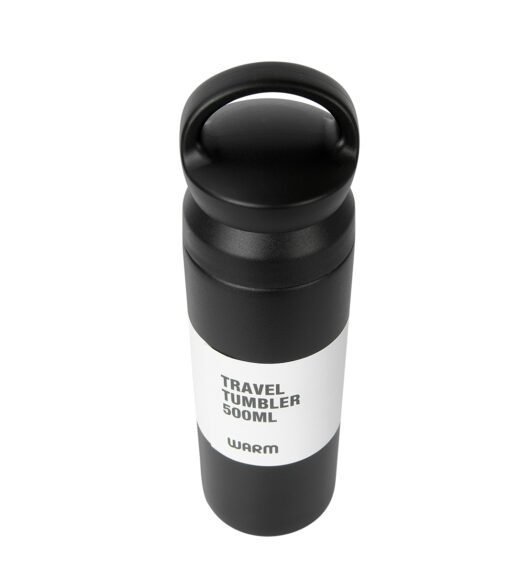 NRD546 SİYAH ÇELİK TERMOS 500 ML - Görsel 4